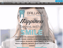 Tablet Screenshot of brilliantdentalgroup.com